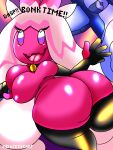  big_butt blazedscarf breasts butt clothing dialogue female generation_9_pokemon hi_res huge_butt humanoid legwear looking_at_viewer looking_back looking_back_at_viewer nintendo not_furry pokemon pokemon_(species) solo thick_thighs thigh_highs tinkaton video_games 