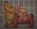  anthro dan_bear_(dan_the_bear) gabfba2 group hi_res male male/male mammal trio ursid ursine 