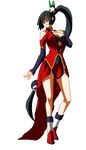  animated animated_gif arc_system_works blazblue blazblue:_calamity_trigger breasts cleavage game gif litchi_faye_ling lowres pixel_art sprite 