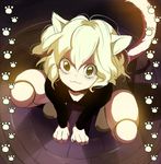  1boy animal_ears cat_ears cat_tail hunter_x_hunter nefelpitou nekomimi tail trap wavy_hair 