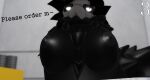  anthro big_breasts box breasts changed_(video_game) container english_text female fluffy goo_creature huge_breasts number puro puro_(changed) solo text vent 