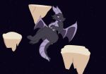  anthro black_background breasts dragon ender_dragon female horn invalid_tag jean_(minecraft) microsoft minecraft mojang one_eye_closed purple_eyes simple_background solo video_games wings xbox_game_studios 