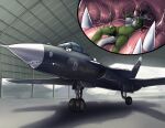  absurd_res aircraft airplane amnep_(vividlucidity) anthro breasts digital_media_(artwork) dire_aircraft dire_machine dire_vehicle duo exposed_breasts female female/female feral flight_suit hi_res holding_uvula inside_mouth internal living_aircraft living_machine living_vehicle machine mawplay robot su-47 sukhoi svetlana_(drachenfyr) teeth text throat uvula valravnconcorde vehicle vore 