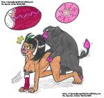  absurd_res ahegao all_fours artistnjc bestiality black_body bodily_fluids breasts cum cum_inside domestic_pig drooling duo exposed_breasts fake_nose female female_on_feral feral from_behind_position furaffinity genital_fluids hair hi_res human human_on_feral impregnation interspecies interspecies_impregnation interspecies_relationship looking_pleasured male male/female mammal nemona_(pokemon) nintendo nude oinkologne ovum pokemon pokemon_(species) pokephilia saliva sex signature simple_background smile suid suina sus_(pig) tan_body tied_hair traditional_media_(artwork) video_games 