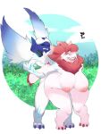  absol ahegao anthro areola arm_pull bent_over big_areola big_breasts big_dom_small_sub big_nipples bodily_fluids breasts claws clenched_teeth curved_horn dominant drooling duo eye_roll eyes_closed feathered_wings feathers female from_behind_position fur fur_markings generation_3_pokemon hair hi_res hisuian_form hisuian_zoroark horn huge_breasts knock-kneed larger_female looking_pleasured male markings mega_absol mega_evolution nintendo nipples nude open_mouth pink_nipples pokemon pokemon_(species) prison_guard_position red_hair regional_form_(pokemon) saliva sex size_difference smaller_male teeth thick_thighs video_games vilf voluptuous_female white_body white_fur wide_hips wings 
