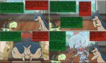  anthro balls breasts butt comic eevee embrioeldragon female feral generation_1_pokemon generation_2_pokemon generation_4_pokemon generation_5_pokemon genitals hi_res hisuian_form hisuian_zoroark humor male nintendo penis pokemon pokemon_(species) pussy quilava regional_form_(pokemon) spanish_text text turtwig video_games zoroark 