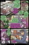  absurd_res anthro city clothed clothing comic duo female hi_res hoodie humanoid hybrid magic magic_user male outside reptile roxythefoxy scalie searching snake store topwear witch 