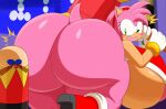  absurd_res amy_rose anthro areola big_breasts big_butt blush boots bracelet breasts butt clothing eulipotyphlan female footwear gloves green_eyes hair hammer handwear hedgehog hi_res holding_hammer holding_object holding_tool huge_breasts huge_butt huge_hips huge_thighs hyper hyper_breasts hyper_butt jewelry looking_back mammal mechspazer multicolored_body open_mouth pink_areola pink_hair sega solo sonic_the_hedgehog_(series) thick_thighs tools two_tone_body wide_hips 