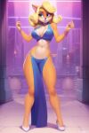  activision anthro bandicoot big_breasts blonde_hair blue_eyes breasts bust_portrait cleavage clothed clothing crash_bandicoot_(series) curvaceous curves curvy_figure eyebrows eyelashes eyes female female_focus fur furry hair hourglass_figure huge_breasts legs light-skinned_female light_body light_skin lips mammal marsupial nai_diffusion naughty_dog orange_body orange_fur portrait sony_corporation sony_interactive_entertainment speedyai stable_diffusion tawna_bandicoot thick thick_thighs thighs top_heavy upper_body video_games voluptuous waist wide_hips 