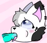  anthro bodily_fluids byteware calico_cat crying domestic_cat duo felid feline felis fellatio female headshot_portrait machine male male/female mammal milky(milkyfox) milkyfox mottled oral penile piebald portrait protogen sex tears 