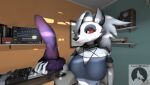  animated anthro canid canine canis dildo domestic_dog female helluva_boss husky loona_(helluva_boss) luciamaribela mammal nordic_sled_dog sex_toy solo spitz wolf 