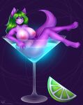  absurd_res almond_deer anthro cocktail_glass container cougar cup digitigrade drinking_glass felid feline female glass glass_container glass_cup hi_res lecia mammal pantherine pinup pose solo 