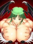  breasts capcom cleavage darkstalkers demon_girl extreme_muscles large_breasts morrigan_aensland muscle muscles muscular ren_(tainca2000) succubus vampire_(game) 