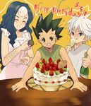  cake food gon_freecss hunter_x_hunter killua_zoldyck palm_siberia 