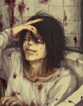  beyond_birthday black_hair blood creepy death_note lowres meguru_(pixiv130249) red_eyes 