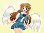  blush duel_angel neon_genesis_evangelion school_uniform smile soryu_asuka_langley souryuu_asuka_langley wings 