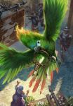  animal bad_source bird bird_wings feathered_wings feathers flying gwent_(game) highres key keychain wings 