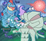  &lt;3 2022 absurd_res anthro axel_magnesson balls blush bodily_fluids crocodilian cum cum_in_mouth cum_in_pussy cum_inflation cum_inside digital_media_(artwork) erection evan_magnesson female female_penetrated feral feraligatr generation_2_pokemon generation_7_pokemon genital_fluids genitals golisopod group group_sex hi_res impregnation inflation justiceposting katrina_magnesson legendary_pokemon male male/female male_penetrating male_penetrating_female nintendo open_mouth oral ovum ovum_with_heart penetration penile penile_penetration penis penis_in_pussy pokemon pokemon_(species) polyamory reptile scalie sex sperm_cell suicune threesome tongue trio vaginal vaginal_penetration video_games 