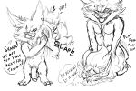  anal anal_penetration anthro balls black_and_white blush bodily_fluids butt butt_slap carrying_over_shoulder carrying_partner dialogue dominant dominant_male duo fennephilim_fox from_behind_position front_view genitals heimerdinger_(lol) kled_(lol) league_of_legends line_art looking_at_another looking_at_butt looking_at_partner lying male male/male male_penetrated male_penetrating monochrome motion_lines on_front onomatopoeia penetration penis riot_games scar sex slap sound_effects spanking standing tears text thought_bubble video_games yordle 