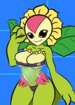  absurd_res anonymous_artist anthro bandai_namco camel_toe clothed clothing curvy_figure digimon digimon_(species) elemental_creature elemental_humanoid female flora_fauna flower flower_creature gris_swimsuit hi_res humanoid looking_at_viewer meme meme_clothing not_furry one-piece_swimsuit plant plant_humanoid solo sunflower sunflowmon swimwear tagme translucent translucent_clothing translucent_swimwear voluptuous wide_hips 