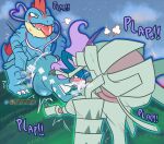  &lt;3 2022 absurd_res anthro axel_magnesson balls blush bodily_fluids crocodilian cum cum_in_mouth cum_in_pussy cum_inflation cum_inside digital_media_(artwork) erection evan_magnesson female female_penetrated feral feraligatr generation_2_pokemon generation_7_pokemon genital_fluids genitals golisopod group group_sex hi_res inflation justiceposting katrina_magnesson legendary_pokemon male male/female male_penetrating male_penetrating_female nintendo open_mouth oral penetration penile penile_penetration penis penis_in_pussy pokemon pokemon_(species) polyamory reptile scalie sex suicune threesome tongue trio vaginal vaginal_penetration video_games 