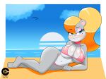  anthro beach berri bikini breasts chipmunk clothing conker&#039;s_bad_fur_day cranebear female ground_squirrel hi_res mammal rareware rodent sciurid seaside solo swimwear video_games 