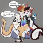  2_penises anthro bean_bag big_penis blush canid canine clothed clothing cyrus_(cyrusderg) cyrusderg dragon duo fennec fennecous fox frottage fur furred_dragon genitals hi_res male male/male mammal multi_genitalia multi_penis nintendo nintendo_switch partially_clothed penis red_body red_fur sex tan_body tan_fur thigh_sex throbbing_penis unknown_artist video_games white_body white_fur 
