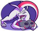  anthro ass_up big_breasts breasts female generation_7_pokemon hi_res huge_breasts ikakins inverted_nipples nintendo nipples nude pokemon pokemon_(species) salazzle shiny_pokemon solo tongue tongue_out video_games 