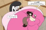  &copy; 2019 anthro belly big_breasts blush bottomwear breasts brown_hair butt butt_squish cellphone clothed clothing david_(satsumalord) dialogue digital_media_(artwork) duo elevator english_text eyewear facial_hair female glasses hair hi_res huge_breasts huge_hips huge_thighs hyper hyper_hips hyper_thighs long_sleeves male mammal mephitid mustache mustela mustelid musteline navel_outline obese obese_anthro obese_female open_mouth overweight overweight_anthro overweight_female pants phone plant satsumalord skunk speech_bubble squish stoat symbol text thick_thighs thought_bubble tilly_(satsumalord) topwear true_musteline white_hair 
