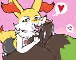  &lt;3 &lt;3_eyes alekoin anthro areola balls belly big_penis bodily_fluids braixen breasts butt cum cum_in_mouth cum_inside cum_on_face cum_on_penis duo erection female foreskin generation_6_pokemon genital_fluids genitals hi_res male male/female mammal nintendo nipples oral penis pokemon pokemon_(species) quilladin seductive sex tongue tongue_out vein video_games 