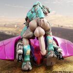 3d_(artwork) absurd_res alien alien_humanoid anus armor armored_boots balls big_balls big_butt big_penis blue_clothing boots butt butt_grab clothing digital_media_(artwork) erection footwear genitals ghost_vehicle_(halo) grey_body halo_(series) hand_on_butt handwear headgear headwear helmet hi_res huge_balls huge_penis humanoid humanoid_genitalia humanoid_penis kawa_the_asparagus leaning leaning_forward leaning_on_object legwear looking_at_viewer looking_back lying male microsoft on_front on_vehicle open_mouth outside penis reflection sangheili solo solo_focus spread_butt spreading vehicle video_games xbox_game_studios 