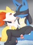  animal_genitalia animal_penis anthro balls black_body blue_body bodily_fluids braixen canine_penis censored cum cum_in_pussy cum_inside duo eyes_closed female female_penetrated generation_4_pokemon generation_6_pokemon genital_fluids genitals hi_res kemonobito lucario male male/female male_penetrating male_penetrating_female nintendo open_mouth penetration penile penile_penetration penis penis_in_pussy pokemon pokemon_(species) pussy red_eyes sex tongue tongue_out vaginal vaginal_penetration video_games yellow_body 