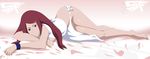  absurdres barefoot dakimakura highres long_image milf naruto naruto_shippuuden no_panties red_hair stiky_finkaz uzumaki_kushina wide_image 