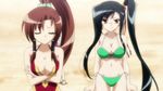  bachou beach bikini breasts cleavage highres kan'u koihime_musou medium_breasts multiple_girls screencap shin_koihime_musou swimsuit 