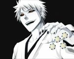  black_nails black_sclera bleach hollow_ichigo male male_focus shirosaki_hichigo white_hair white_skin yellow_eyes zangetsu 