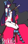  breasts cleavage covering panties panty_&amp;_stocking_with_garterbelt stocking_(character) stocking_(psg) underwear 