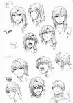  anger angry armored_core armored_core:_for_answer armored_core_4 expressions from_software glasses kasumi_sumika long_hair monochrome serene_haze strayed tatuya 