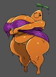  big_breasts black_eyes breasts clothed clothing dress female genitals huge_breasts huge_hips huge_thighs humanoid hyper hyper_breasts mario_bros navel nintendo nsfwoaf one_eye_closed orange_body overweight overweight_female overweight_humanoid pianta_(super_mario_sunshine) pubes pussy raised_clothing raised_dress solo thick_thighs video_games wide_hips 