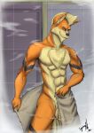  absurd_res arcanine balls ergoruz generation_1_pokemon genitals hi_res male muscular nintendo penis pokemon pokemon_(species) pornography sex shower teasing video_games 