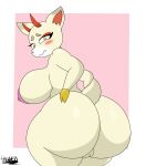  animal_crossing anthro areola big_breasts big_butt blush breasts butt cervid female genitals hi_res horn huge_breasts huge_butt looking_at_viewer looking_back mammal nintendo nipples nude pink_areola pink_nipples pussy shino_(animal_crossing) side_boob solo thick_thighs thixxen video_games white_body wide_hips yellow_eyes 