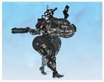  android armor big_breasts big_butt borisalien breasts butt clothed clothing female gun hi_res huge_breasts huge_butt humanoid hyper hyper_breasts machine metal not_furry ranged_weapon robot robot_humanoid simple_background small_waist solo spectre_(titanfall) thick_thighs titanfall video_games weapon wide_hips 