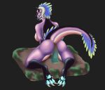 absurd_res anthro avian bird breasts claws clothed clothing dragon female hi_res horn solo tongue 