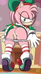  9:16 absurd_res amy_rose female hi_res holly_(plant) merry_christmas plant sega sheecktor solo sonic_the_hedgehog sonic_the_hedgehog_(series) 