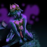  anthro gas_mask hi_res knot kobold male mask ncend1o reptile scalie solo 