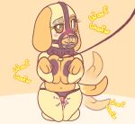  &lt;3 2022 absurd_res animal_crossing anthro areola bdsm bedroom_eyes bird_dog bodily_fluids breasts brown_nose brown_sclera cage_muzzle canid canine canis clothing collar dark_areola dark_nipples digital_drawing_(artwork) digital_media_(artwork) domestic_dog doodling_selkie eyelashes feet female front_view full-length_portrait fur genitals golden_retriever goldie_(animal_crossing) hi_res hunting_dog kneeling leash mammal narrowed_eyes navel nintendo nipples panties penetration portrait pussy retriever seductive sex_toy sex_toy_in_pussy sex_toy_insertion shy simple_background solo sound_effects spots spotted_body spotted_fur sweat tail_motion tailwag tan_background tongue translucent translucent_clothing underwear vaginal vaginal_penetration vibrator vibrator_in_pussy video_games woof_(disambiguation) yellow_body yellow_fur 