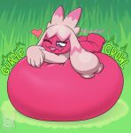  absurd_res after_vore belly belly_bed big_belly digestion female female_pred hi_res lying nintendo on_front organs pokemon post_digestion small_(disambiguation) stomach tinkaton video_games vore 