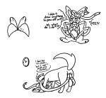  2022 after_transformation ambiguous_gender clock comic digital_drawing_(artwork) digital_media_(artwork) ear_piercing edging eeveelution english_text generation_6_pokemon hi_res masturbation nintendo nonbinary_(lore) null open_mouth piercing pokemon pokemon_(species) remymorph remymorph_(character) sequence story story_in_description surprise sylveon text thought_bubble video_games 