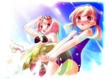  akino_momiji bikini cuffs kamiya_yuu kiriyama_sakura sakura_musubi school_swimsuit swimsuits wallpaper 