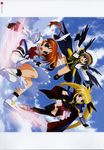  fate_testarossa mahou_shoujo_lyrical_nanoha mahou_shoujo_lyrical_nanoha_a&#039;s okuda_yasuhiro takamachi_nanoha yagami_hayate 