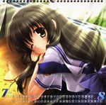  calendar clannad fixme ibuki_fuuko ikegami_akane seifuku 